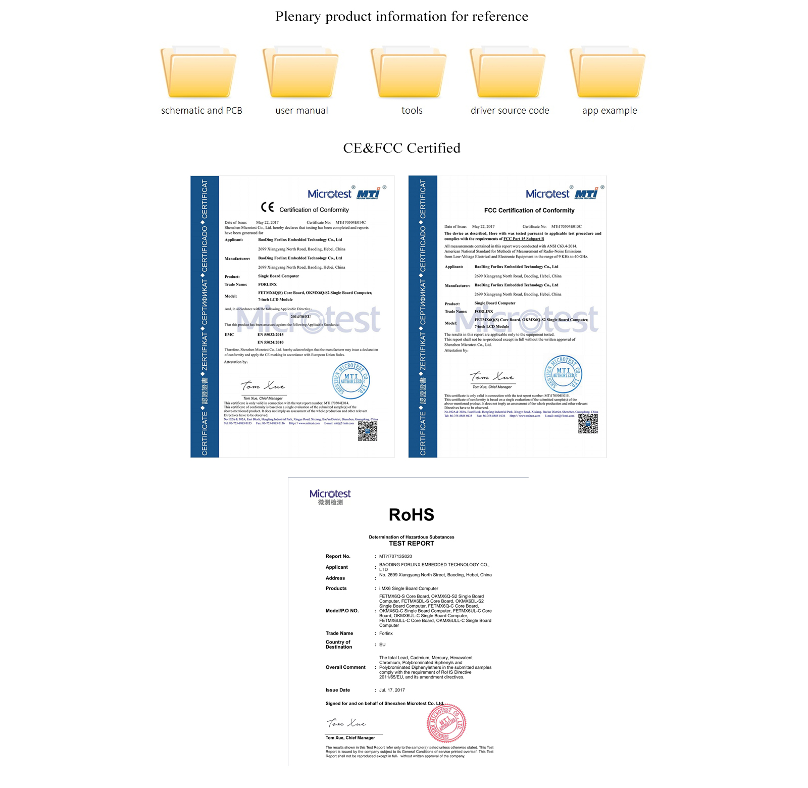 CE and FCC certified