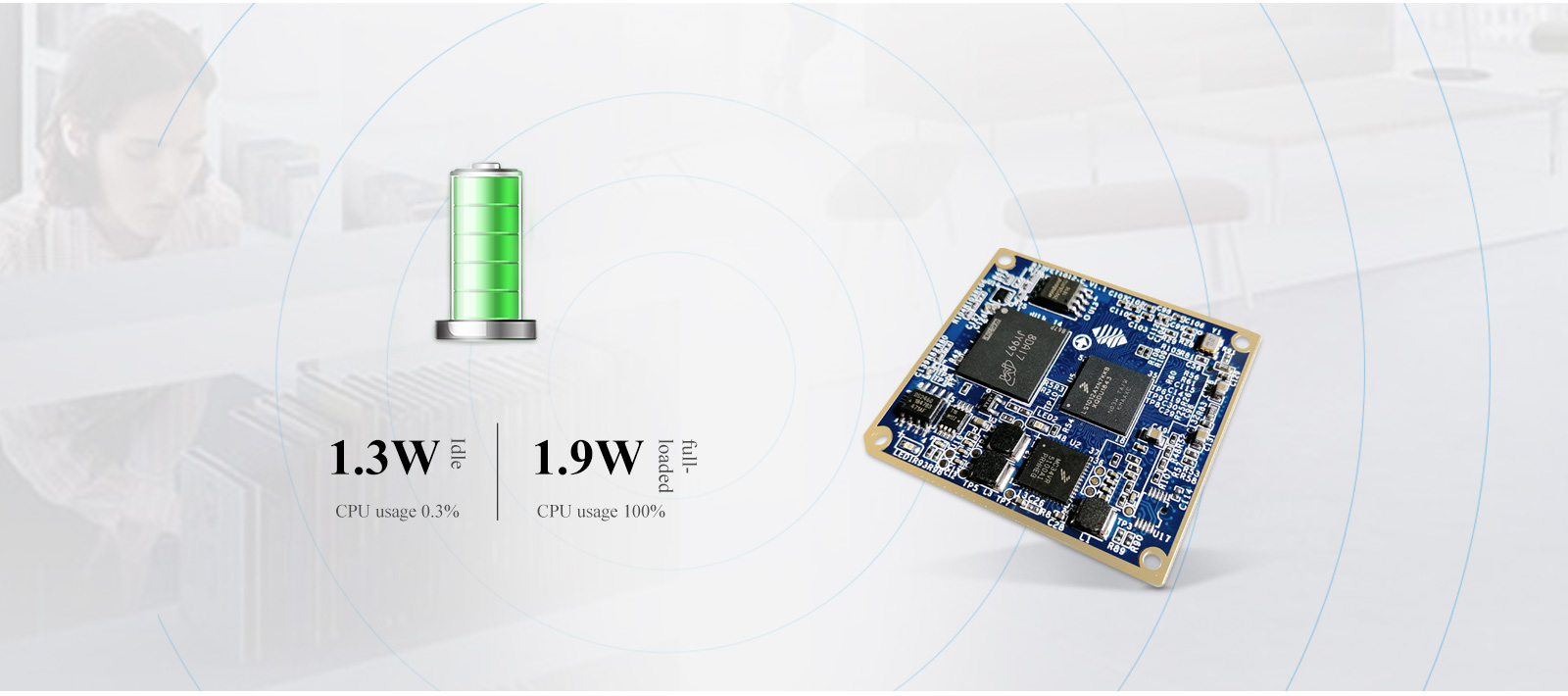 Lower-power ls1012A system on module