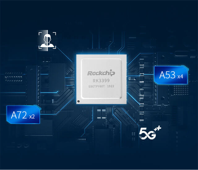 RK3399K development board 2 ARM Cortex-A72 cores, 4 ARM Cortex-A53 cores Pc Phone