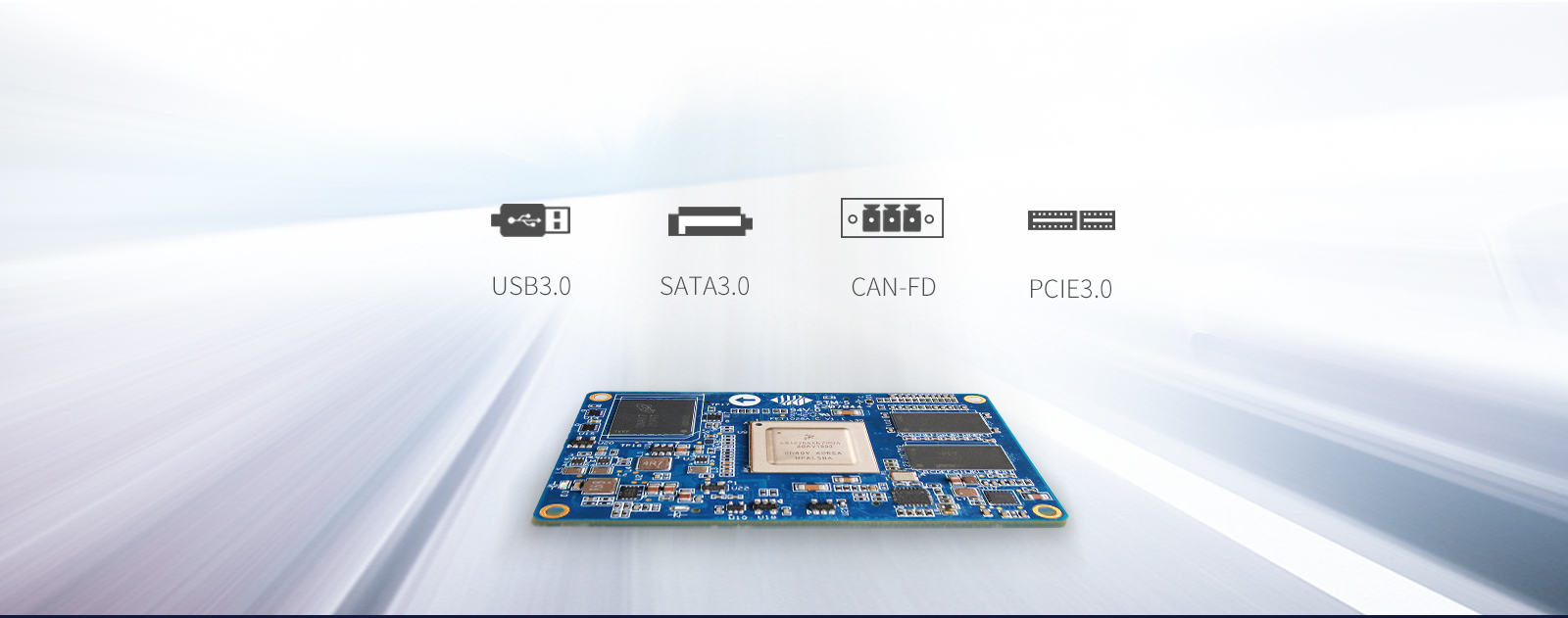 LS1028 6 Gigabit Ethernet ports, PCIe3.0, SATA3.0, USB3.0, CAN-FD