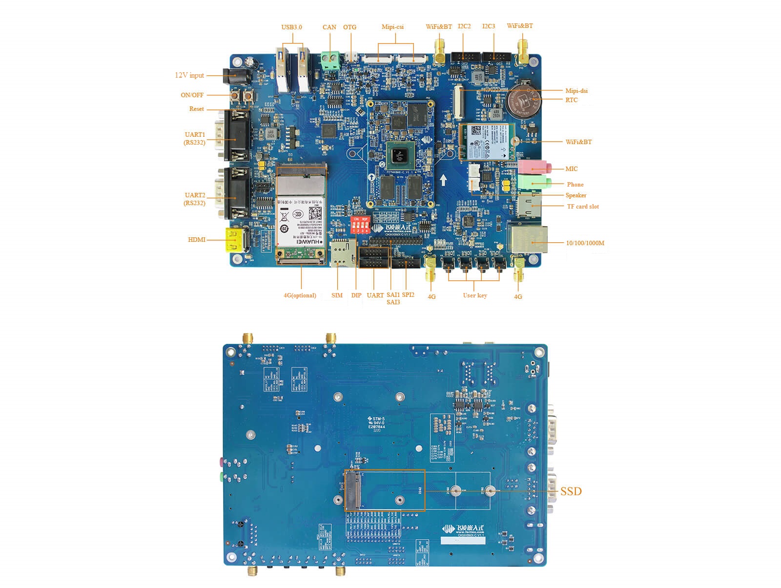 iMX8M Plus development board