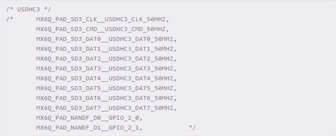 Modify the Pinmux configuration