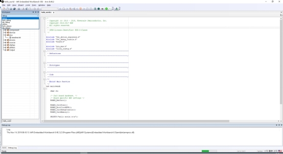 Select the debug option