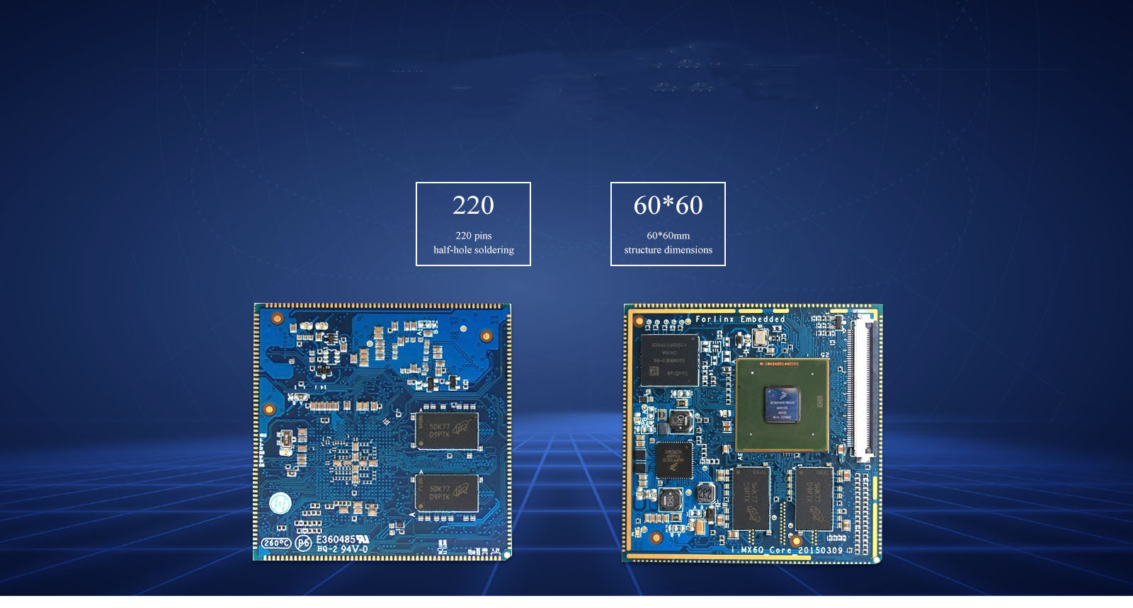 iMX6 Quad core board with 220PIN