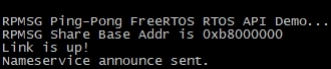 Cortex M4 serial terminal