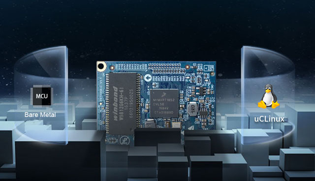 FET1052-C core board supports bare-metal