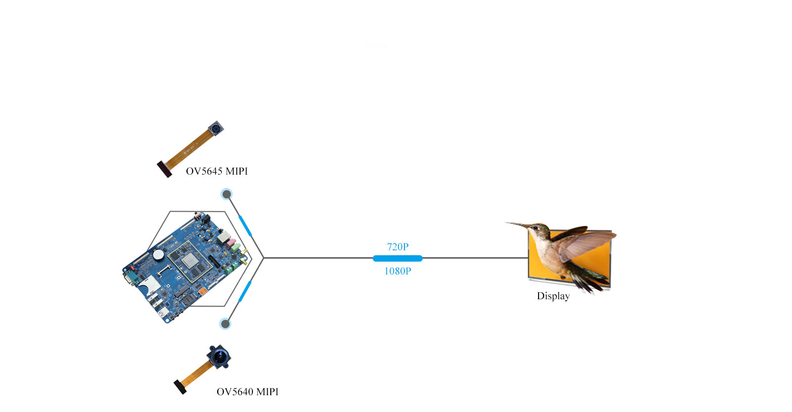 AM5718 SBC support high-definition digital camera interface