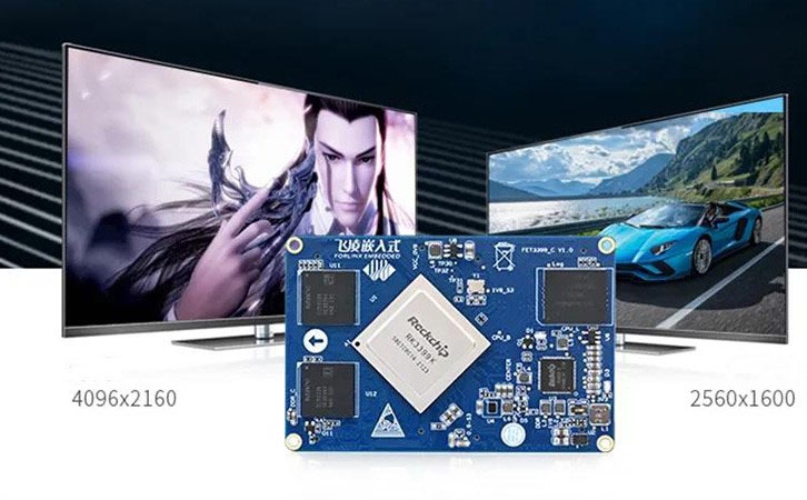 FET3399K-C core board with Dual-screen alienation