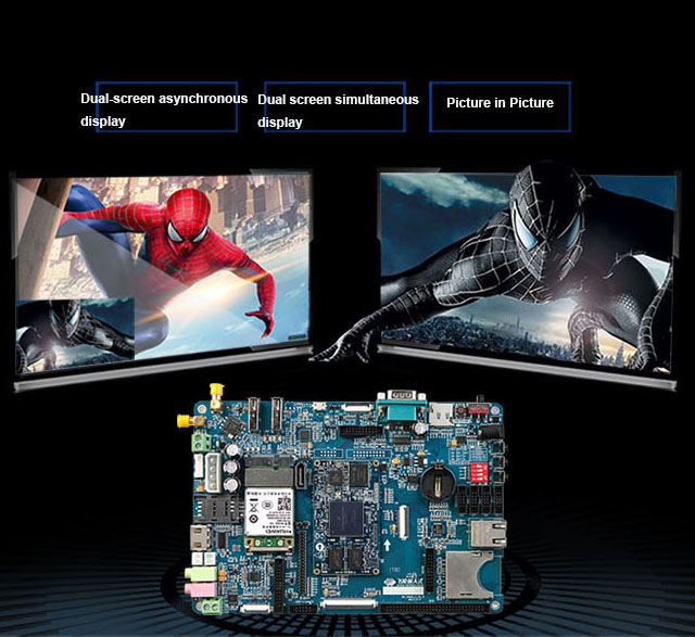 FETMX6DL-C core board with dual-screen synchronous display