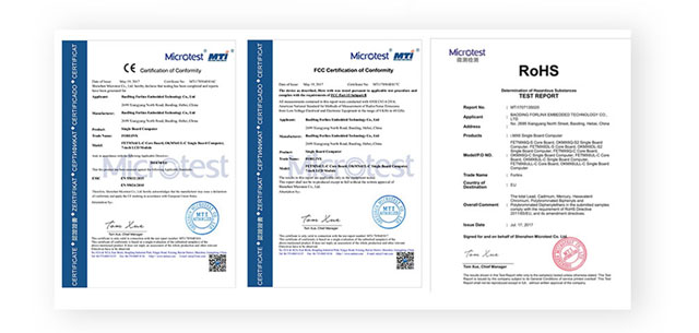 FETMX6UL-C core board Multiple certifications