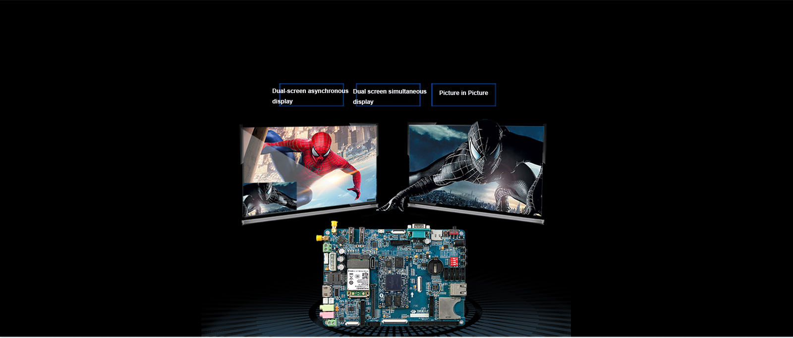 FETMX6DL-C core board with dual-screen synchronous display