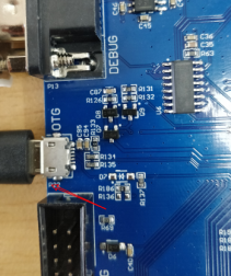 Insert a USB OTG