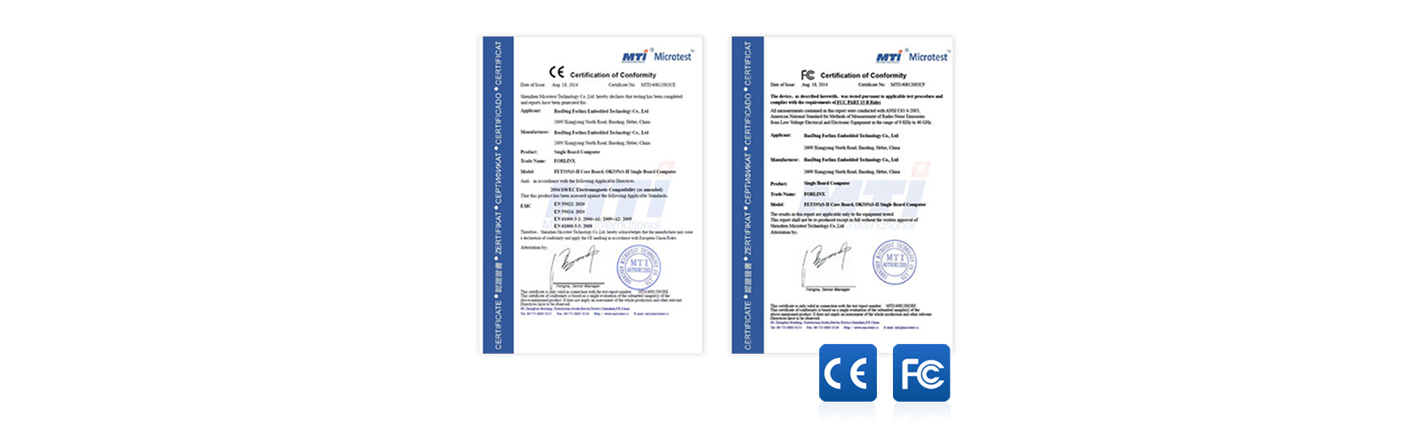 CPU module FET335xD with CE&FCC