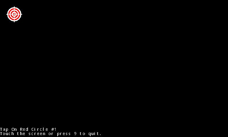 Calibrate according to the cursor on the screen