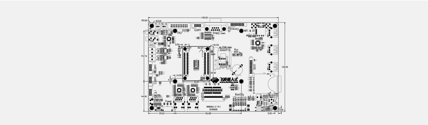 OKMX6UL-C1 Single Board Computer block diagram