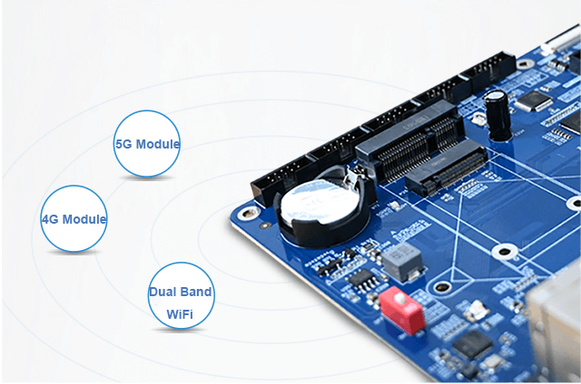 Flexible optional wireless module