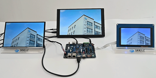 RK3568 SBC with three screens