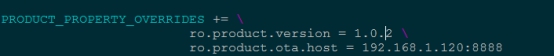 Compile incremental upgrade package of V1.0.2