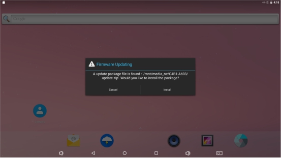 Local OTA upgrade step 2