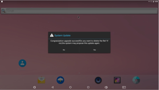 Local OTA upgrade step 3