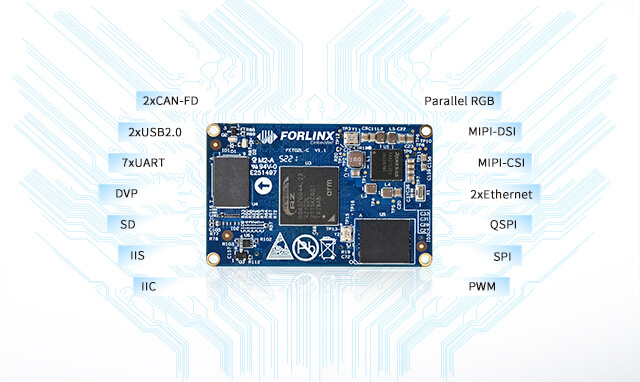 Rich Interface Resources FET-G2LD-C SoM phone