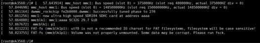 TF card test on SBC OK3568-C
