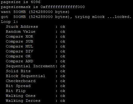 Memory stress test