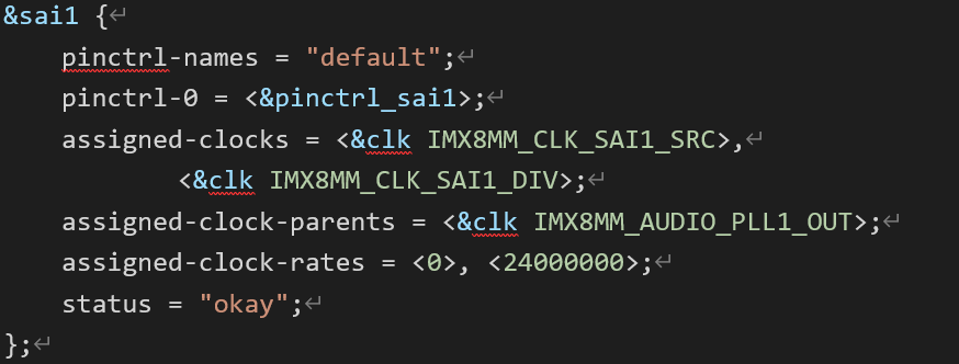 Modify SAI1 node