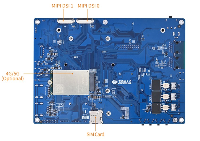 RK3588 development board bottom-view