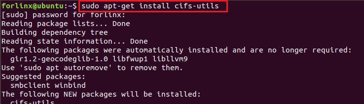 Install cifs-utils