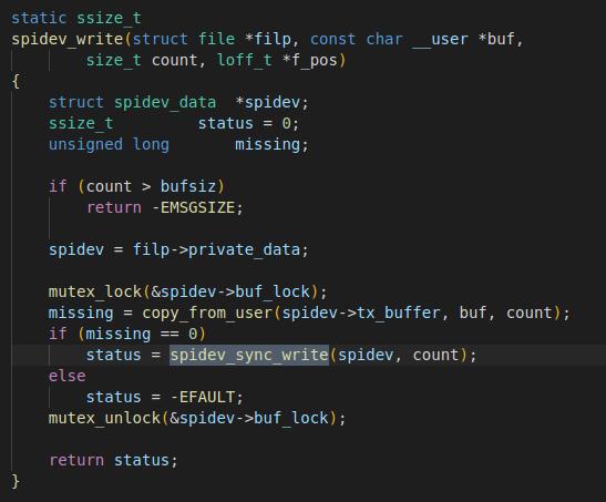 copying user-space data