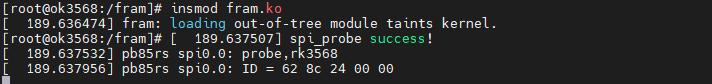 spi_probe success