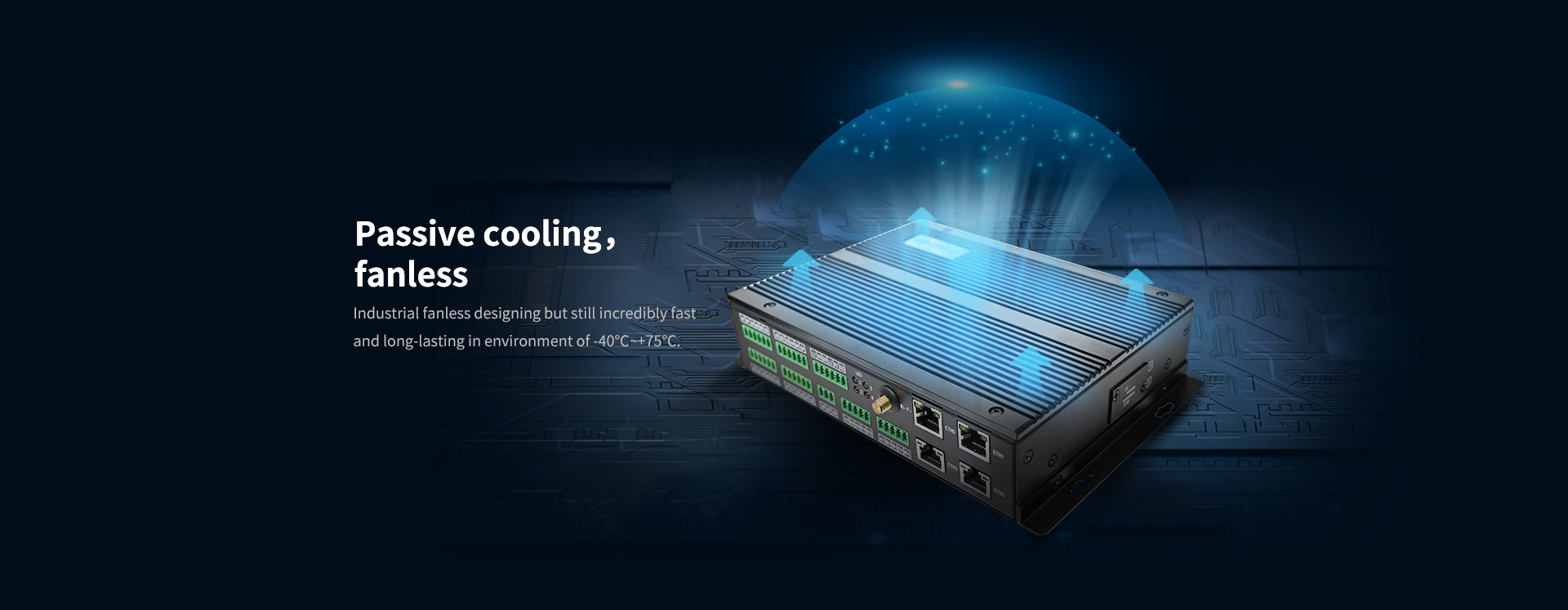 FCU2601 Embedded Computer Passive cooling fanless