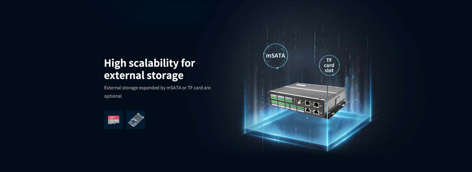 FCU2601 High scalability for external storage