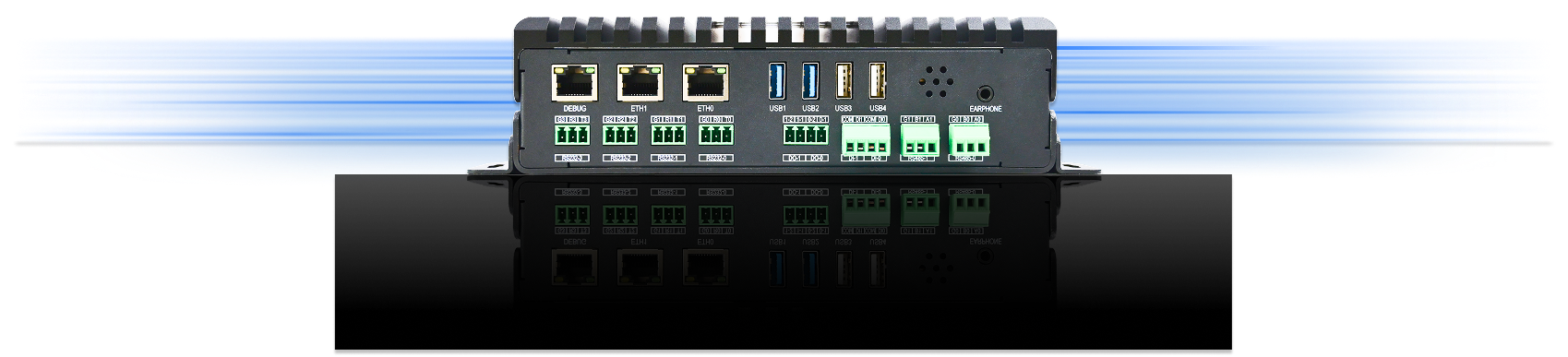 FCU3501 Rugged Fanless Embedded Computer Abundant peripherals