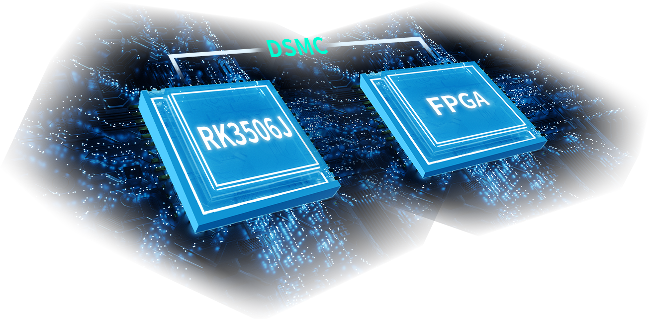 Rockchip RK3506J system on module/single board computer High-Speed Parallel Bus Interface DSMC