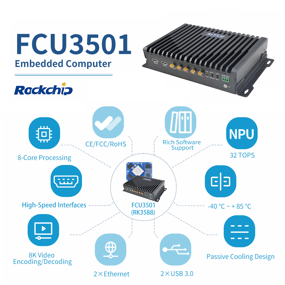 FCU3501 Embedded Computer (Rockchip RK3588)