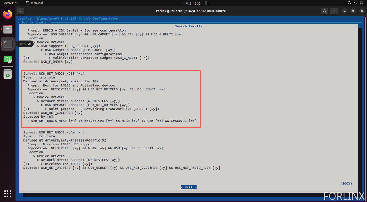 RK3562 device tree and kernel configuration modification screenshot 1