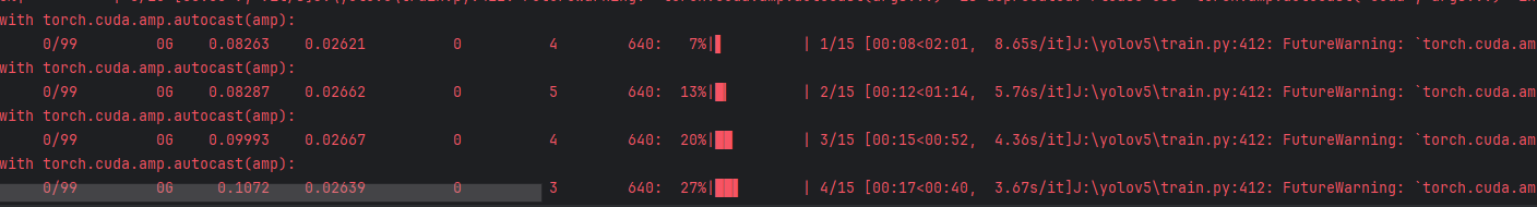 YOLOv5 environment installation success