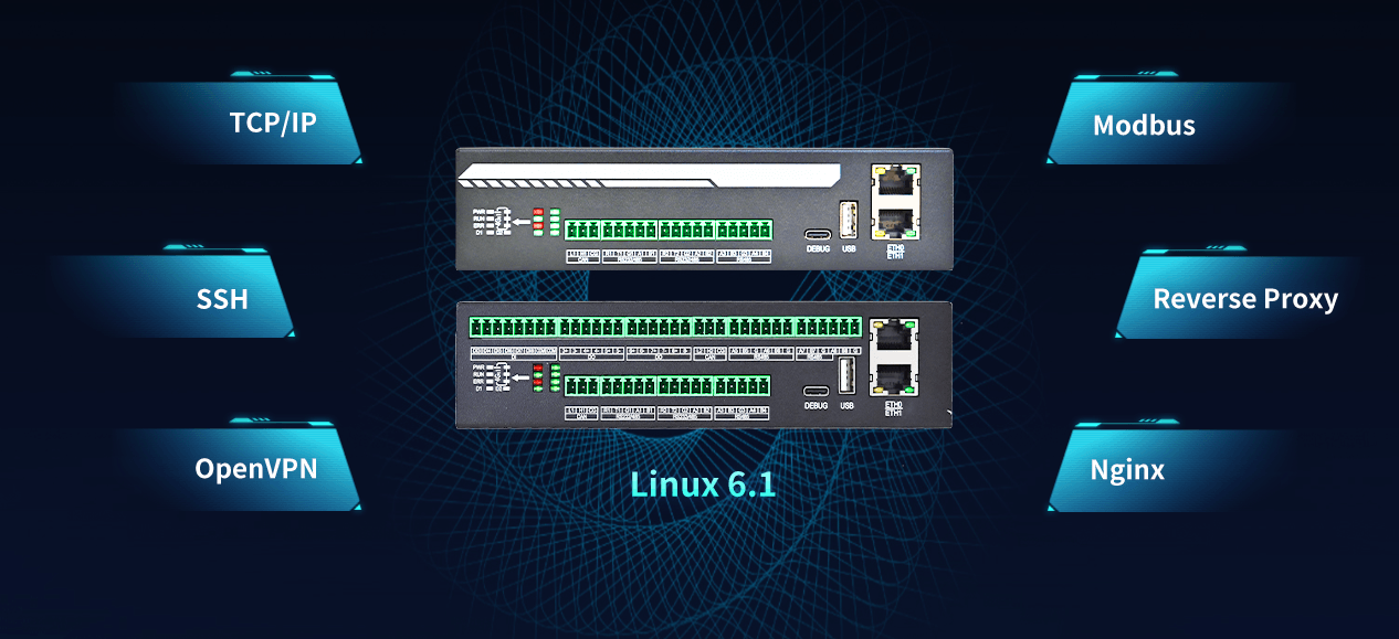 FCU1501 Web visual management interface for remote monitoring and configuration