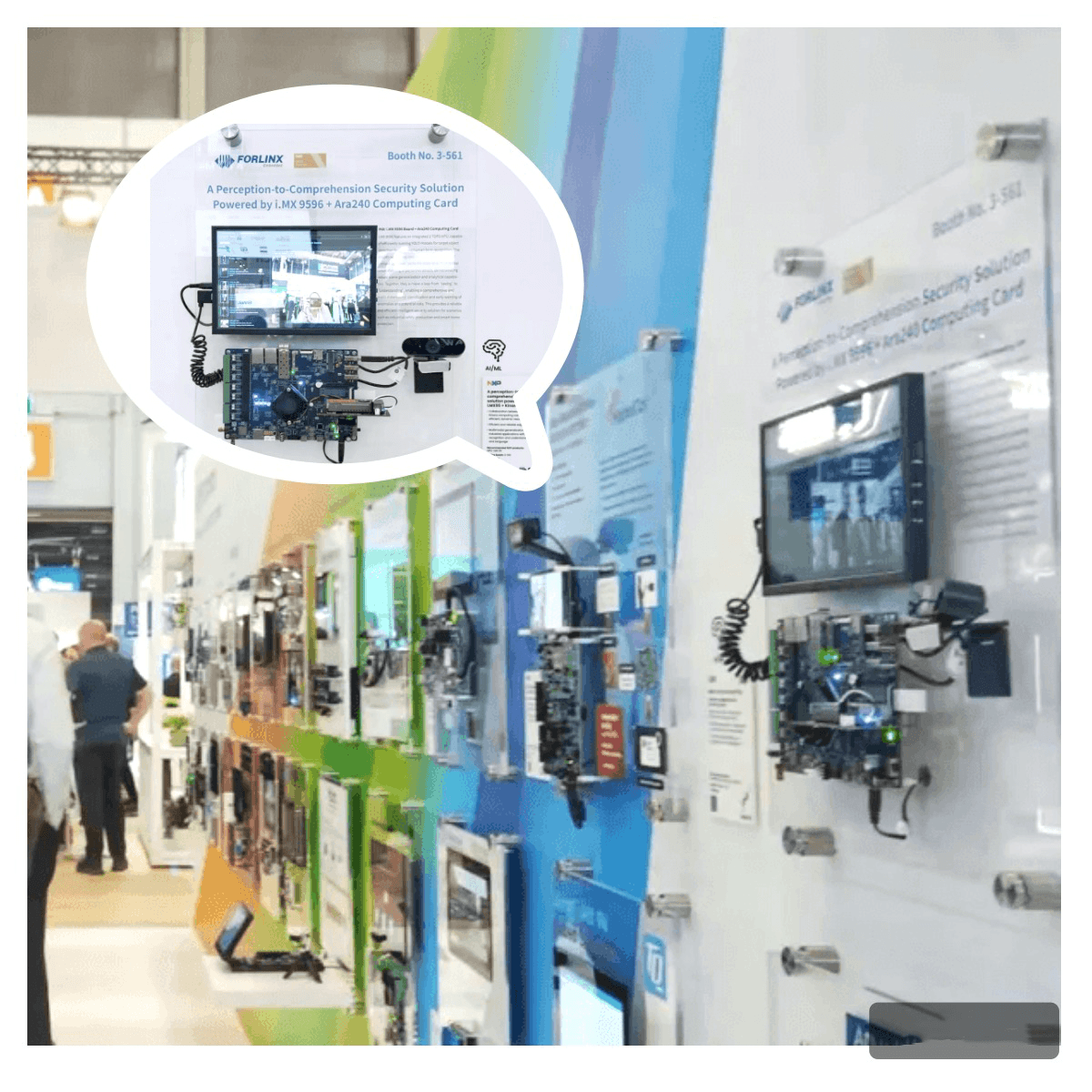 Joint multimodal industrial security demonstration by Forlinx and NXP featuring i.MX 95 processor