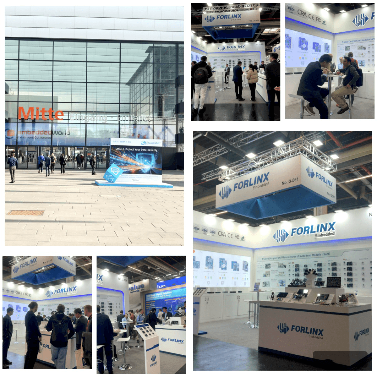 Forlinx Embedded exhibition booth 3-561 at embedded world 2026