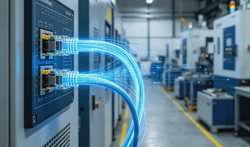FCU1501 dual industrial Ethernet ports ensuring stable wired data interconnection