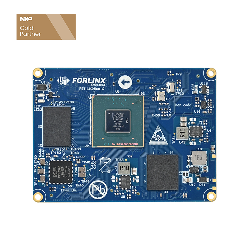 Forlinx FET-MX9596-C NXP i.MX95 system on module with 10GbE