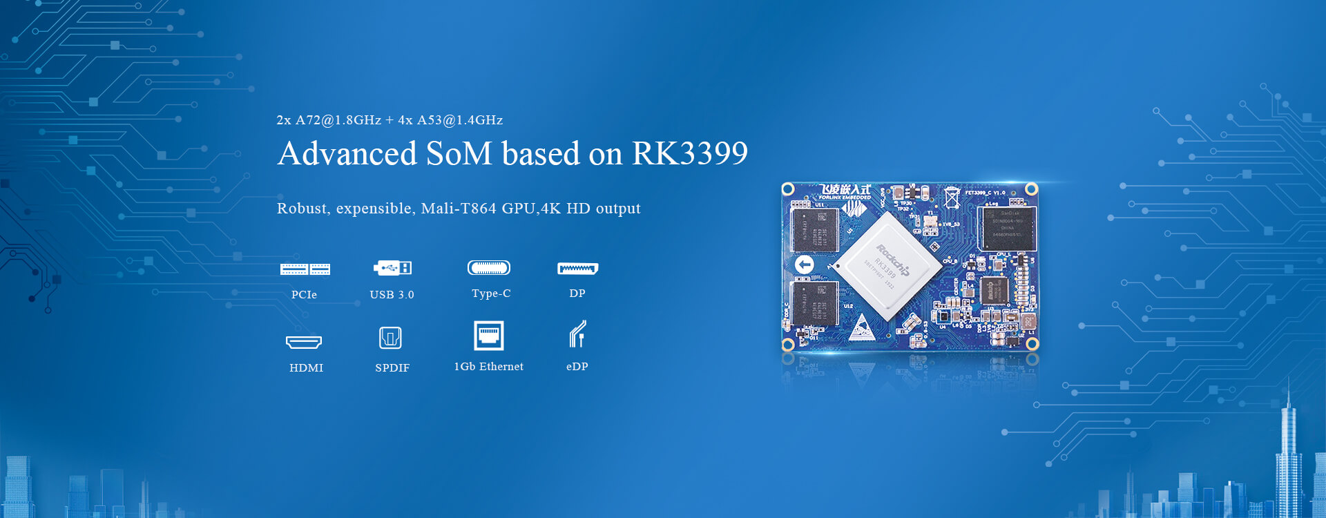 ARM embedded system som system on module, single board computer